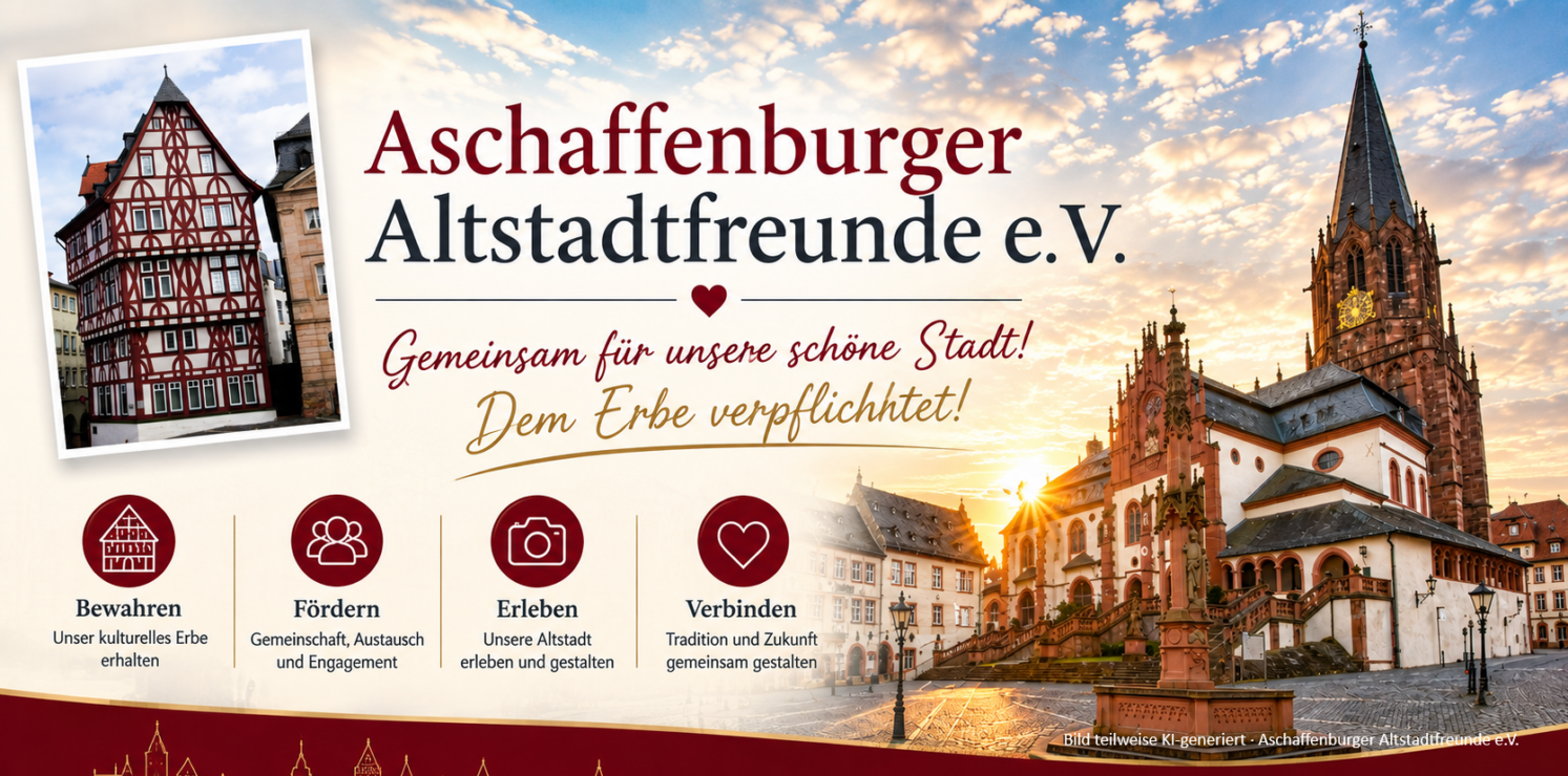Bild teilweise KI-generiert · Aschaffenburger Altstadtfreunde e.V.